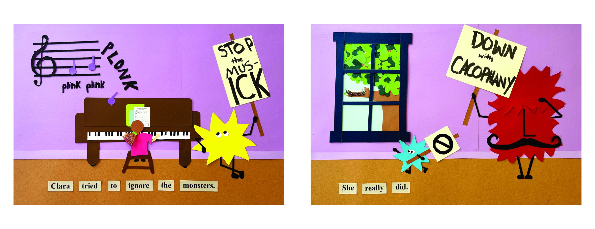 Picture-book illustration spread